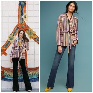 NWT, Anthropologie, Mansoura Striped Jacket
